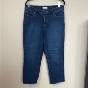 Coldwater Creek Dark Blue Cropped Jeans